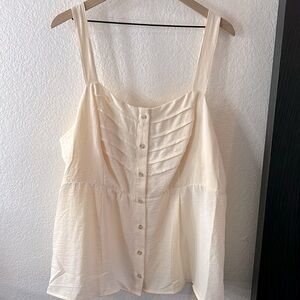 Torrid off white tank